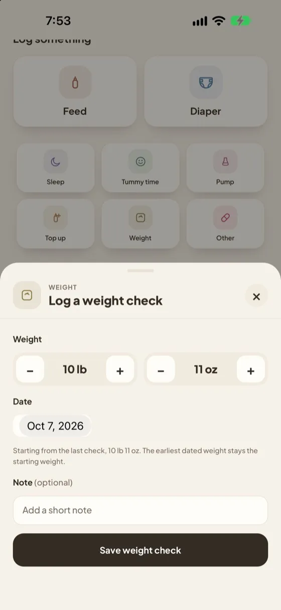 Masiya screen: Weight